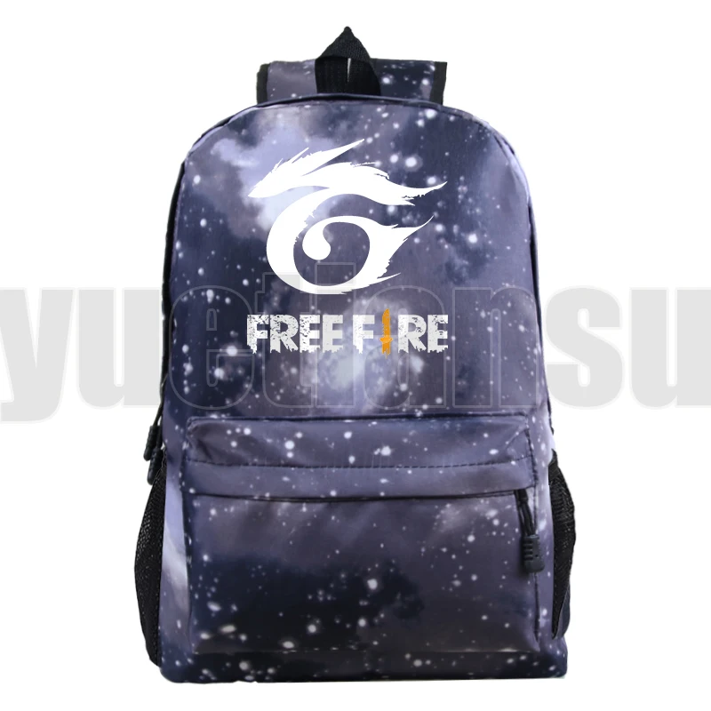 New School Bags for Teenage Girls Women Travelbags Free Fire Game Backpack Top Game Harajuku Free Fire Print Kids Bookbag Laptop