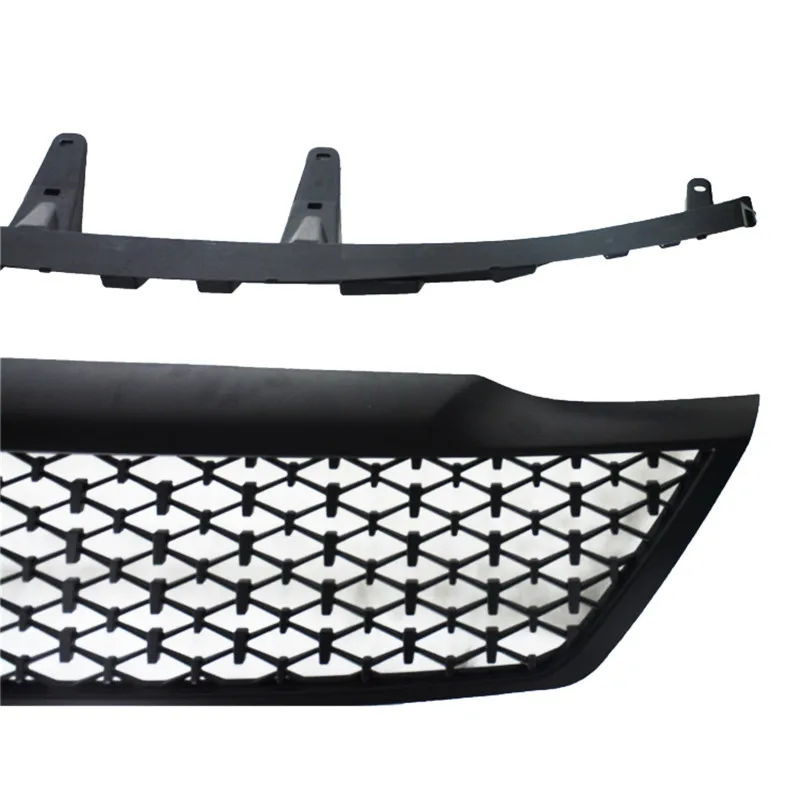 DOOD OEM DESIGN MODIFIED FRONT RACING GRILLS FRONT MESH MASK TRIMS COVER GRILLE FIT FOR FORTUNER 2012 2013 2014 FRONT BUMPER