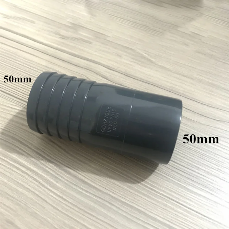 Wtyczka OD40mm do 63mm węża złącze szybkie złącze sztywna rurka z tworzywa sztucznego pagody wspólnego rura Pvc Adapter do nawadnianie ogrodu 1 sztuk