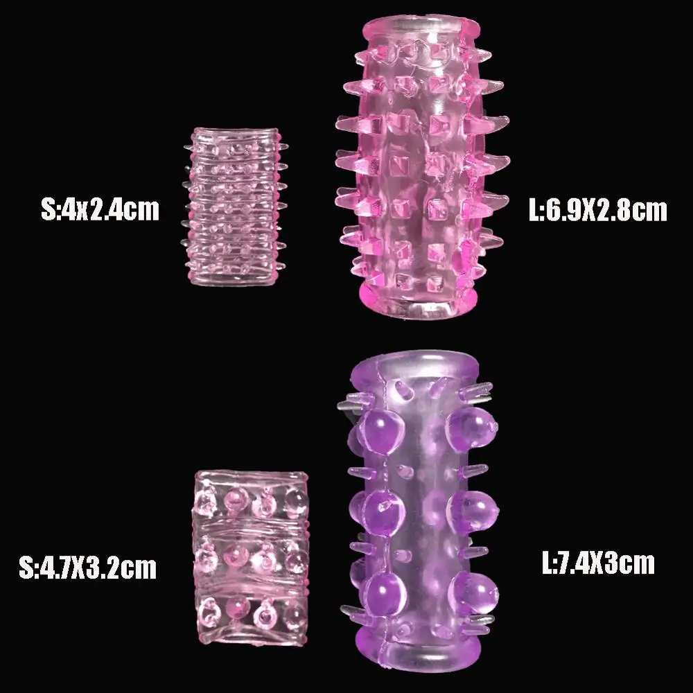 

Large Size Cock Ring Penis Enlargement sleeve Sex Toys For Men Delay Ejaculation Foreskin Massage Penis Condom Intimate Goods