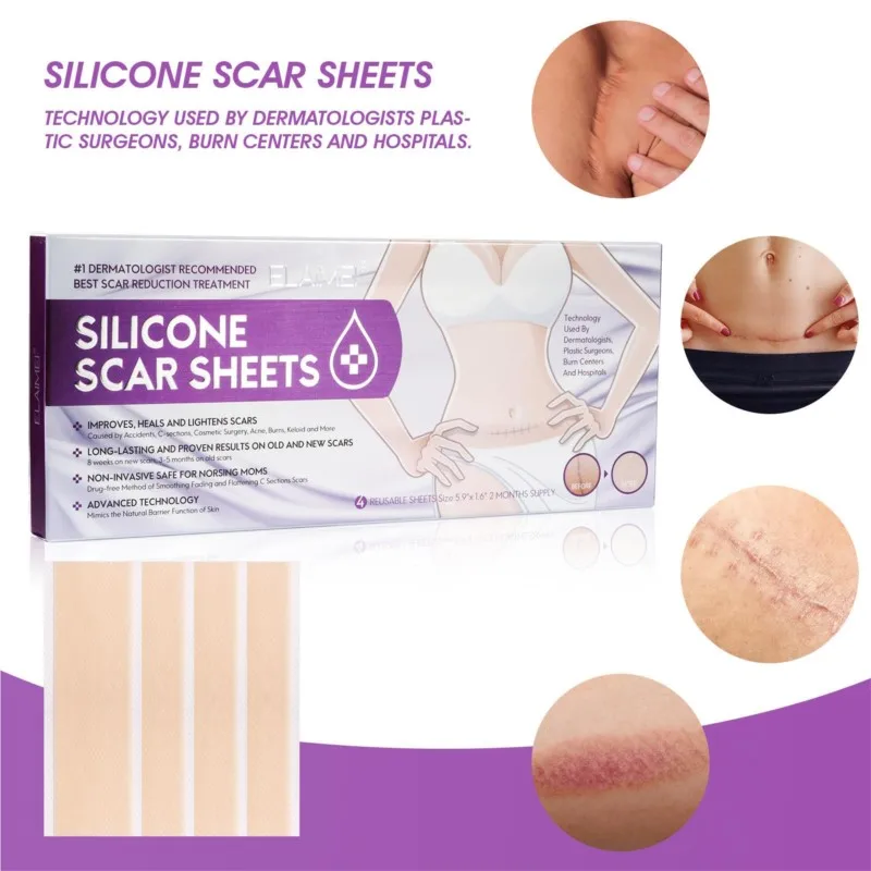 Self adhesive scar repair patch, burn cesarean section surgical beauty patch