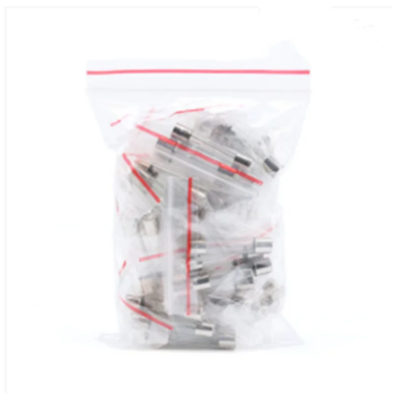 Häufig verwendet sicherung paket 5*20 6*30MM 250V sicherung 10 arten von häufig verwendeten daten (5 stücke jedes)