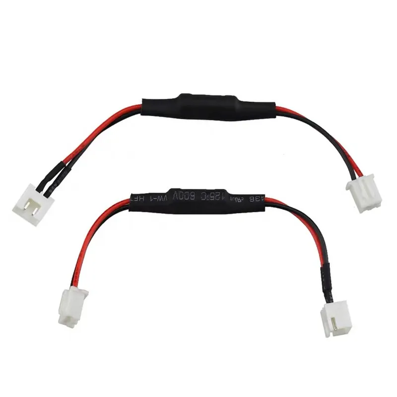 2Pin XH2.54 Fan Cable Graphics card 2Pin Male to 2Pin Female XH2.54 Reduce Fan Speed Noise Extension Resistor Slow down Cable