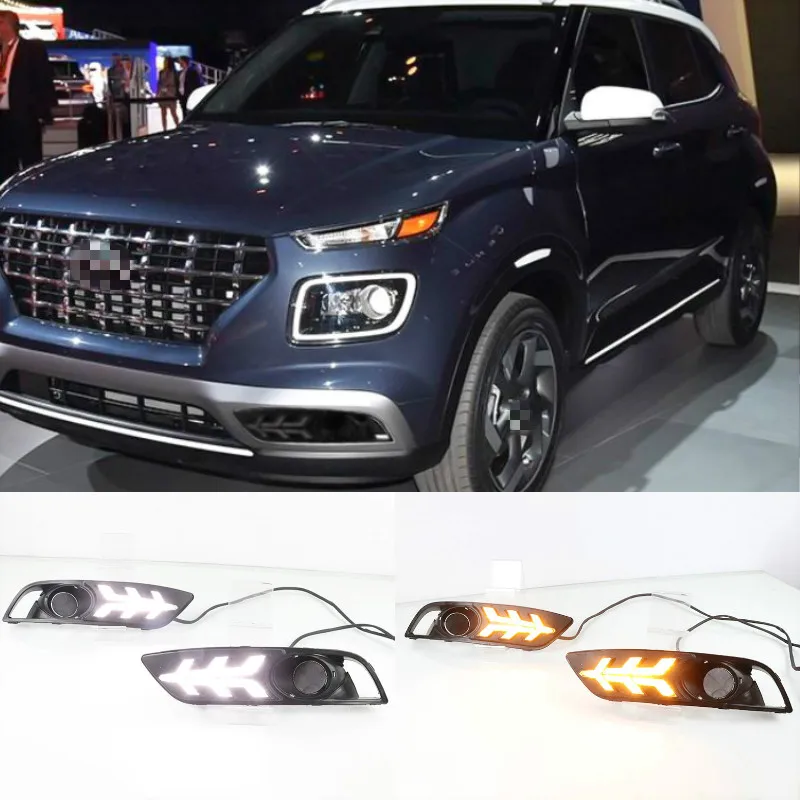 

LED DRL Daytime Running Light For Hyundai Venue 2019 2020 Car-styling