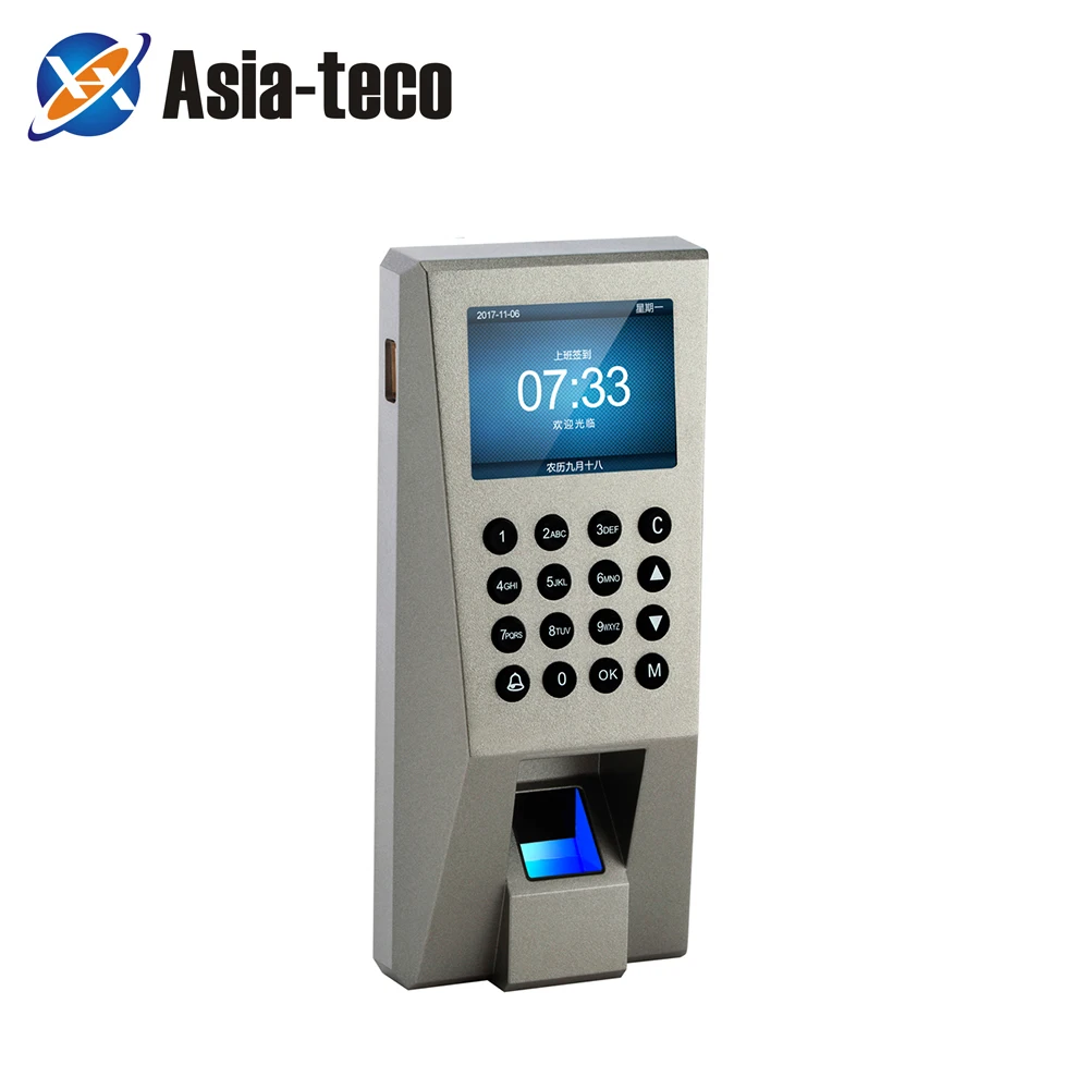 

2.4 inch LCD biometric access control employee time attendanceUSB download data 3000 user fingerprint access control