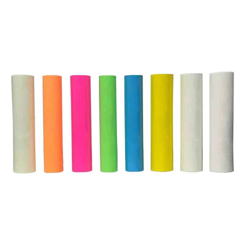 1 Sheet 25cmx20cm Luminous Heat Transfer Vinyl Glow In Dark Noctilucent Heat Press Machine Tshirt Iron On HTV