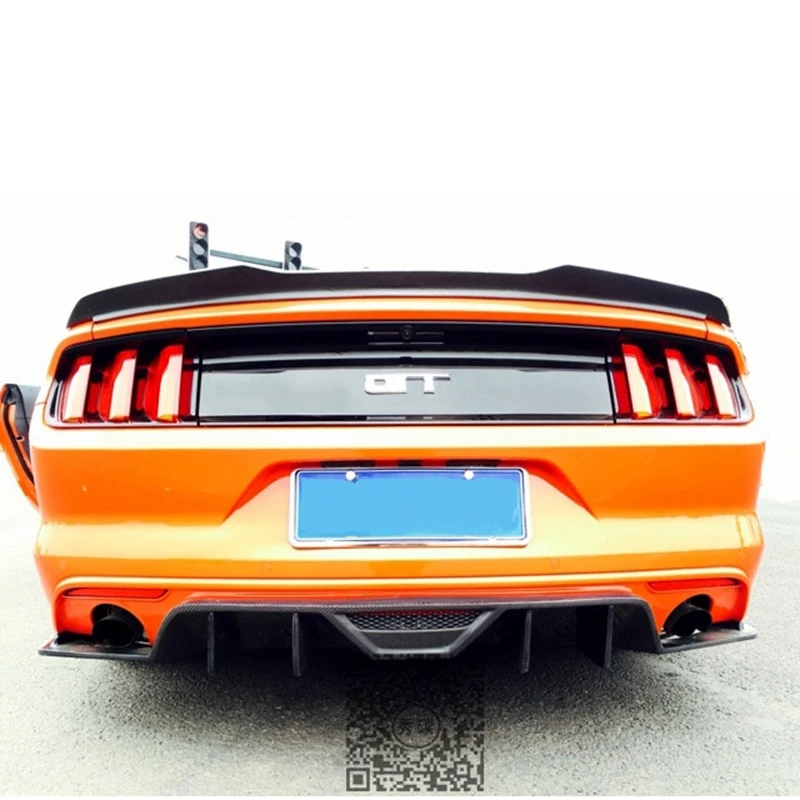 

Ford Mustang ABS rear trunk spoiler wings for ford mustang 2-door 2015+ lip lid spoiler mustang