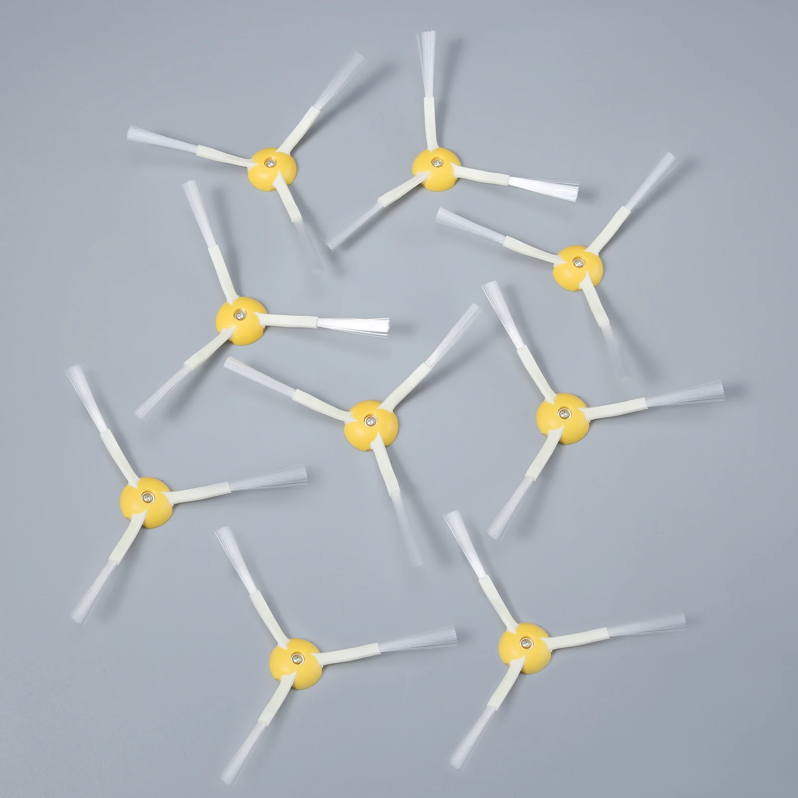 9Pcs Replacement 3-Armed Side Brushes for Roomba 500 600 700 Series 510 520 525 530 531 532 535 540 With Screw