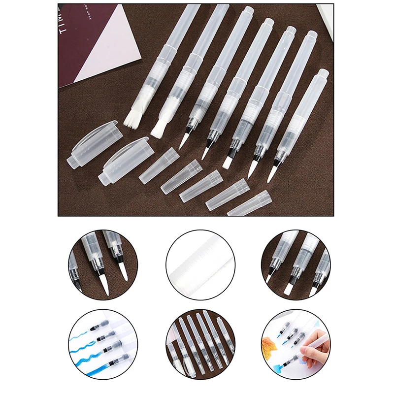 Studenten pędzle do akwareli Pen Refillable Brush i