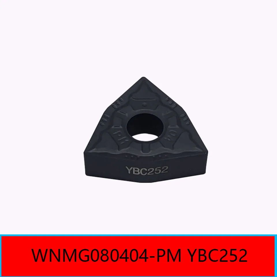 Imagem -02 - Ferramenta de Torneamento Externo do Carboneto do Cnc Inserção Wnmg080404 pm Ybc251 Wnmg080408 pm Wnmg080412 pm Ybc251 Ybc252 Zcc.ct