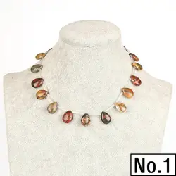 Wholesale 1 Strand Natural Multicolor Picasso Jasper Loose Beads Necklace, 40cm in the Length, Tube shape beads G0007
