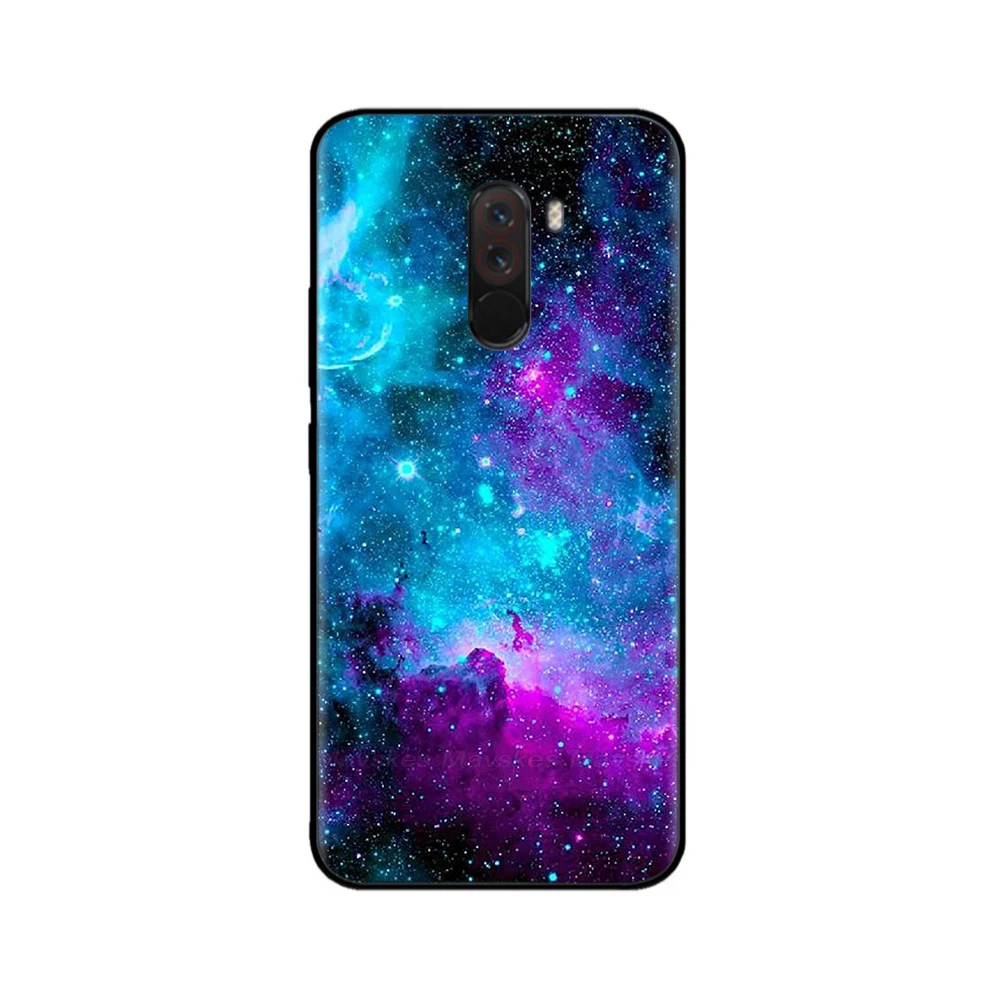 For xiaomi Pocophone F1 Case pocoF1 Soft Silicon Phone Back Cover Case For xiaomi Pocophone F1 Global F 1 bags black tpu cases view 5