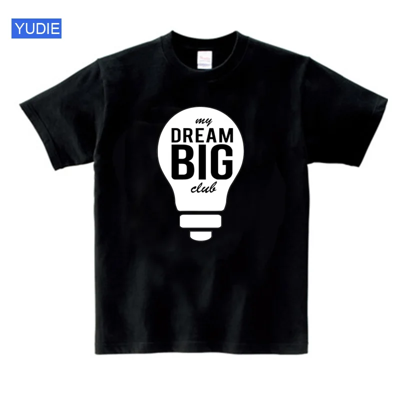 

tshirt for boys kids dream big T shirt letter Casual Funny Clothes boys 2020 summer clothes children Top fashion Cartoon Tees 6T