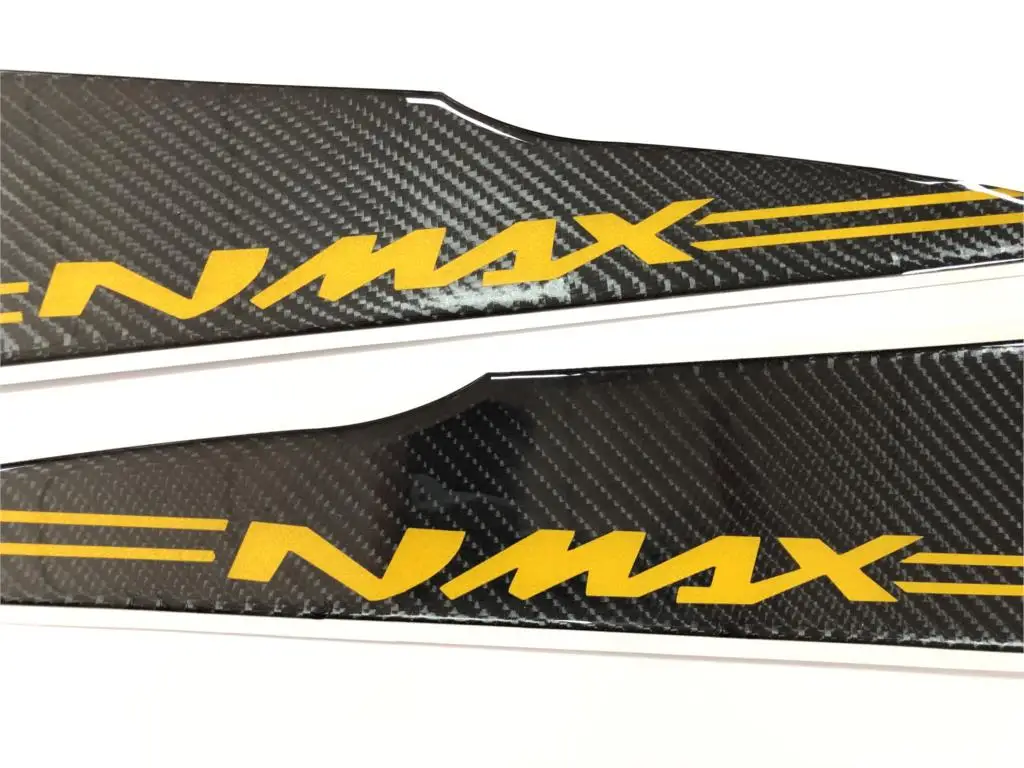 Motorcycle Protector 3D Carbon Fibre Resin Decals Tank Pad Sticker Fit For YAMAHA N MAX 155 NMAX 155