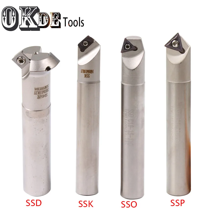 SSP SSO SSD 45 Gradi Inseribile Viso Mulino per TCMT16T308 Smusso Cutter CNC macchina utensile lama fresa arbor per usato
