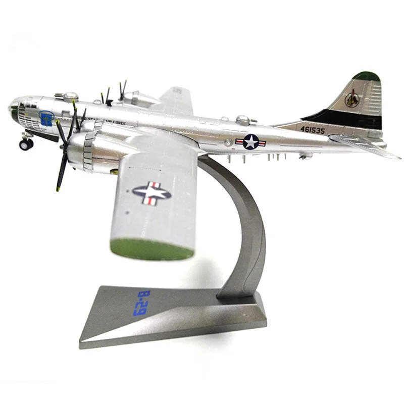 1/144 skala Alloy Bomber siły powietrzne usa B-29 Superfortress Model samolotu zabawki dla dzieci dzieci prezent dla kolekcji dekoracji