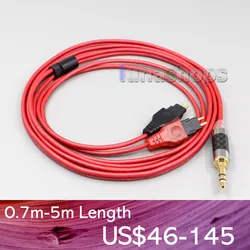 LN006691 4.4mm XLR 2.5mm 99% Pure PCOCC Earphone Cable For Sennheiser HD580 HD600 HD650 HDxxx HD660S HD58x HD6xx hd25 Headphone