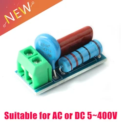 Relay Contact Protection Circuit Resistance Surge Anti-Interference Module RC Absorption/Snubber Circuit Module AC/DC 5V-400V