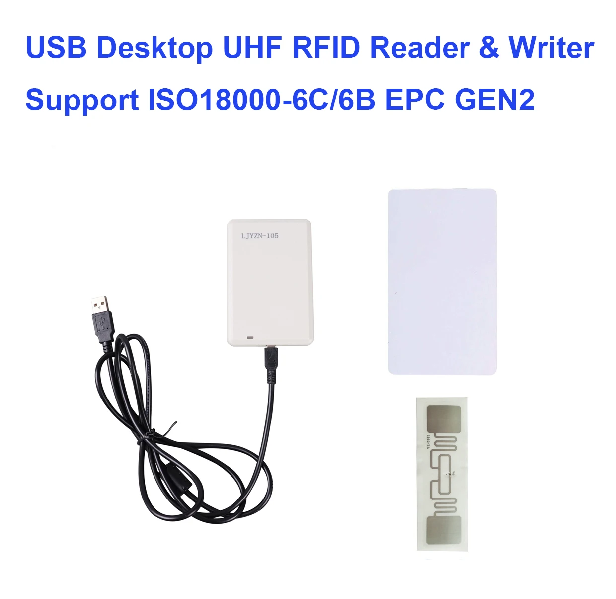 

LJYZN 860-960MHZ EU/US Frequency UHF Smart Card Reader with Encoder Programmer Free SDK Demo Soft with Provide Technical Support