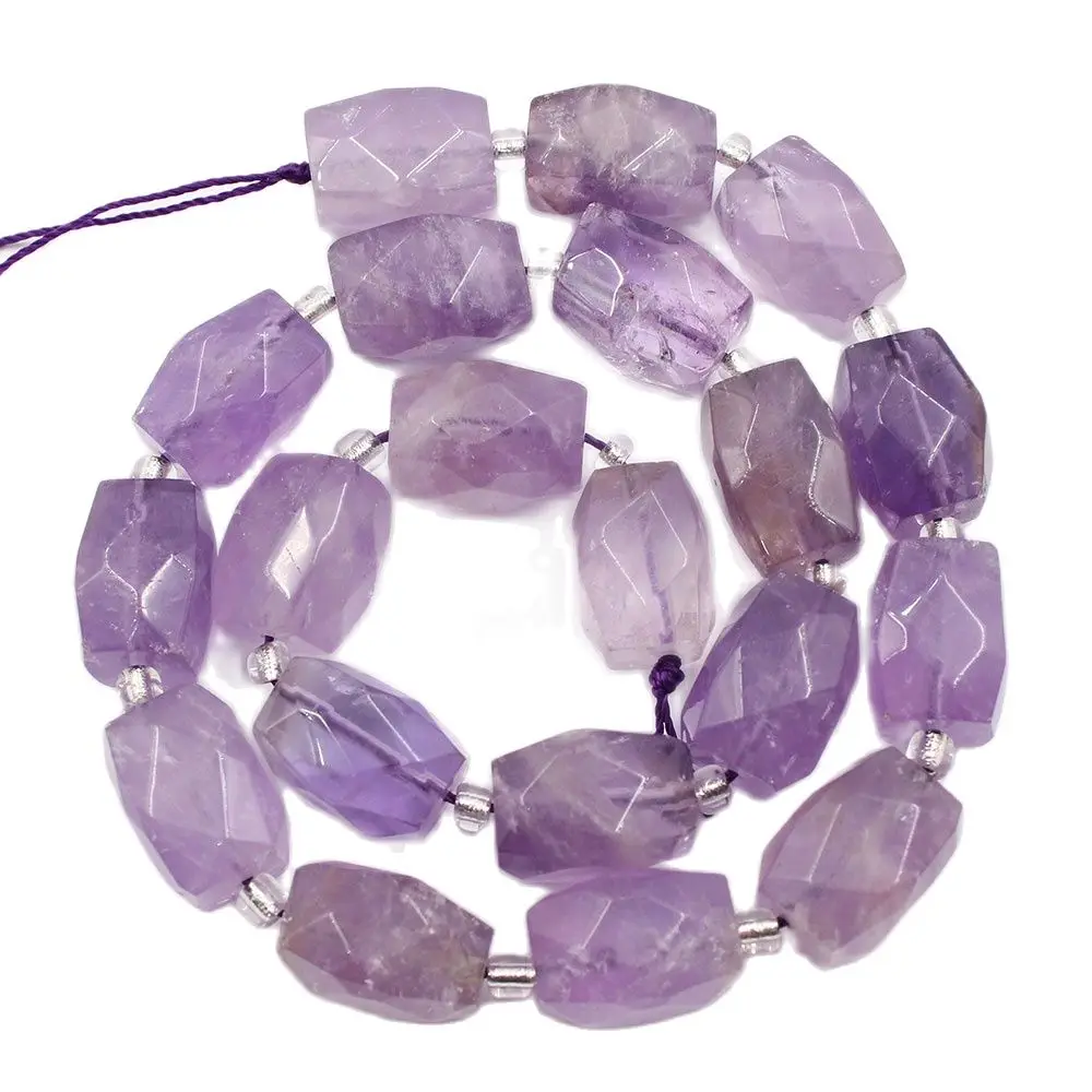 

APDGG Natural Purple Ametrine Faceted Freedom Amecitrine Loose Beads 15.5" Strand For Necklace Jewelry Making DIY