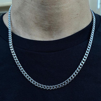 Fashion New 3MM Cuba Chain Necklace For Men Stainless Steel Gold Color Long Necklace For Women Jewelry Gift Collar Hombres