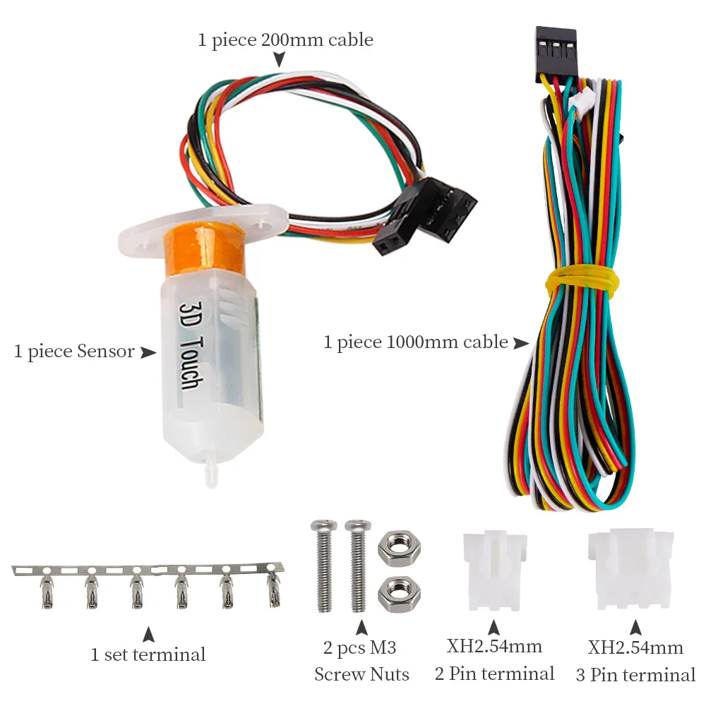 3D Printer Auto Leveling Sensor 3D Touch Sensor Auto Heatbed Nivellering Sensor 20Cm Kabel En 100Cm Kabel