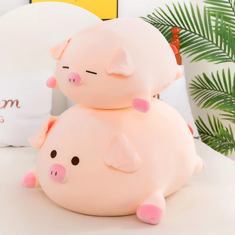 1pc 40/50/60CM Cute Squishy Pig Stuffed Doll Lying Plush Piggy Toy Soft Sleep Pillow For Children Baby Girls Birthday Xmas Gifts