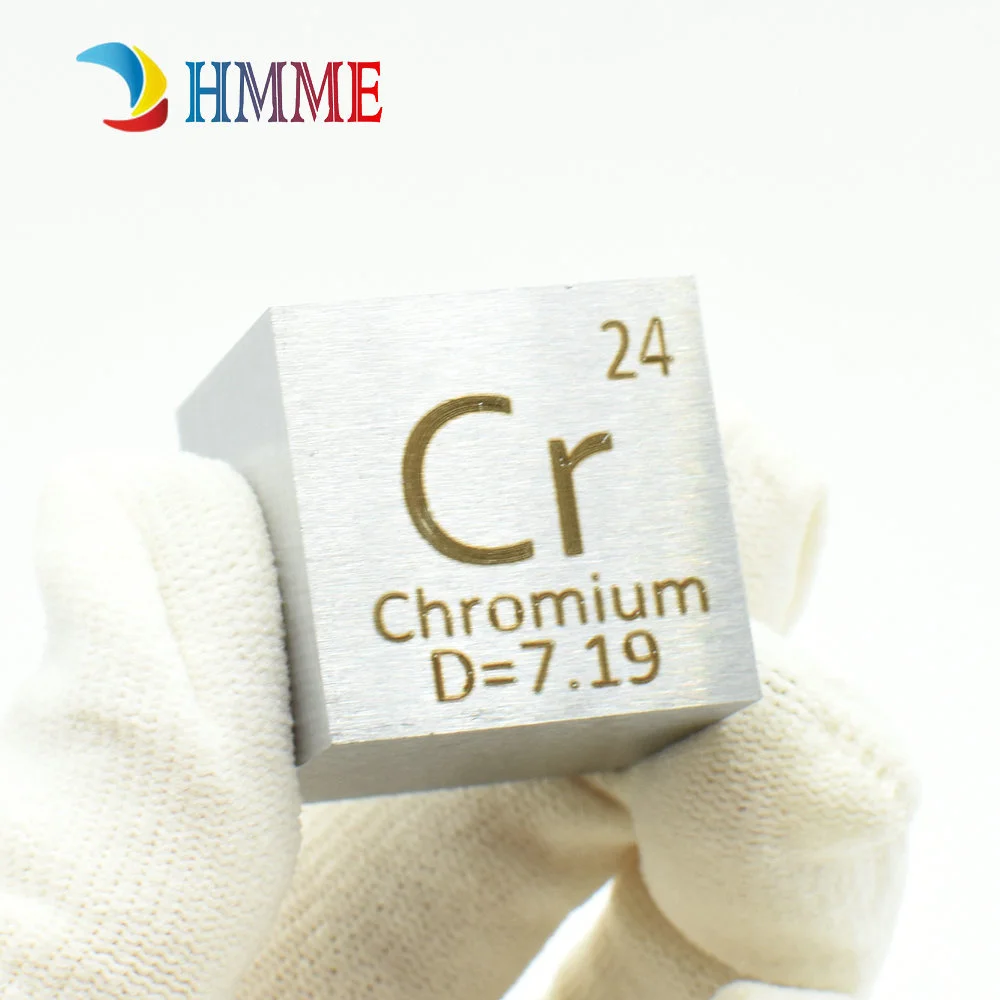 Imagem -04 - Cromo cr Polegada Cubo 25.4x25.4x25.4 mm 10 mm Elemento de Alta Pureza Densidade Cromo Requintado Coleção de Metal para Ciências e Presentes