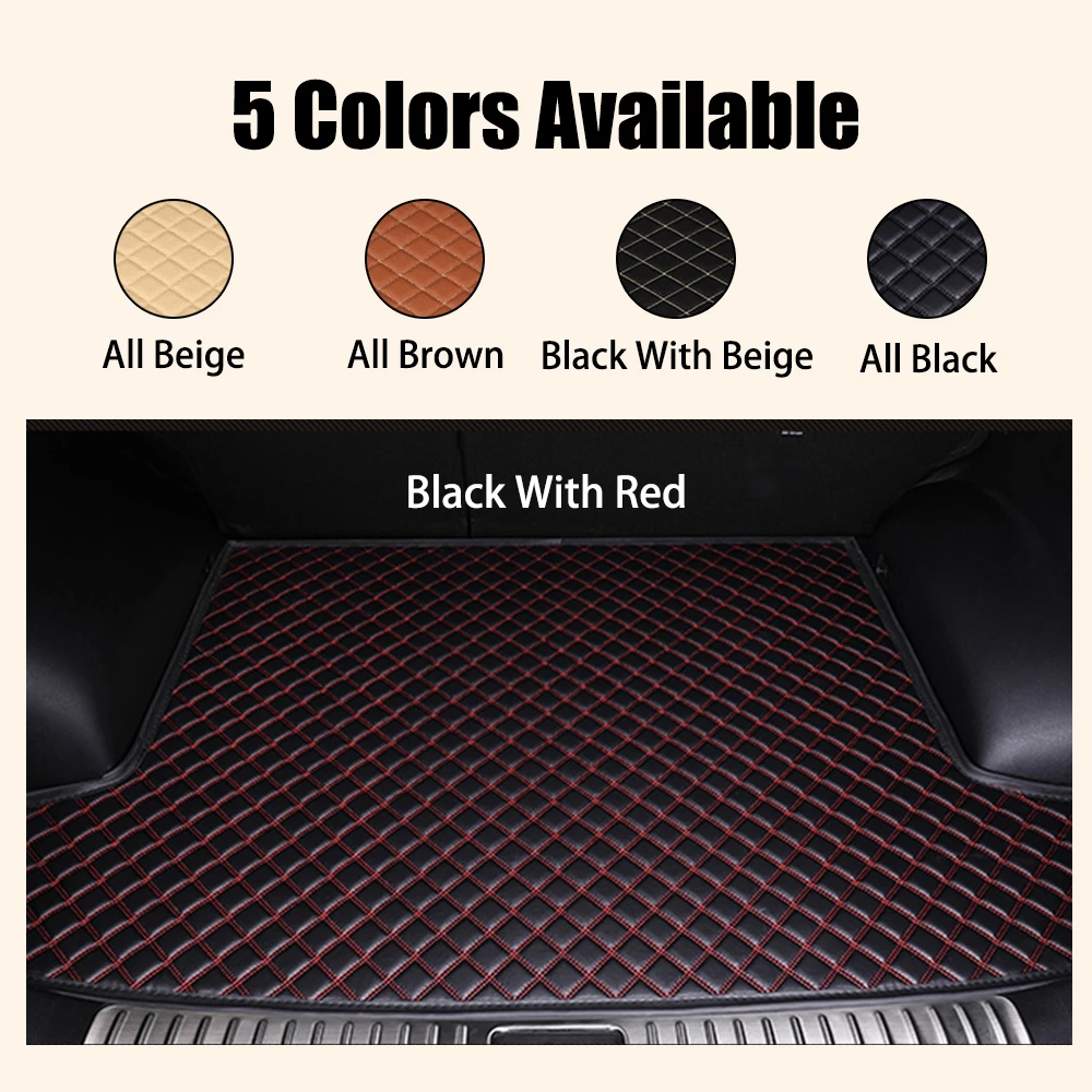 Leather Car Trunk Mat for Toyota RAV4 2005 ~ 2020 XA30 XA40 XA50 Carpet Tail Cargo Liner Boot Pad 2019 2018 2017 2016 2015 2014