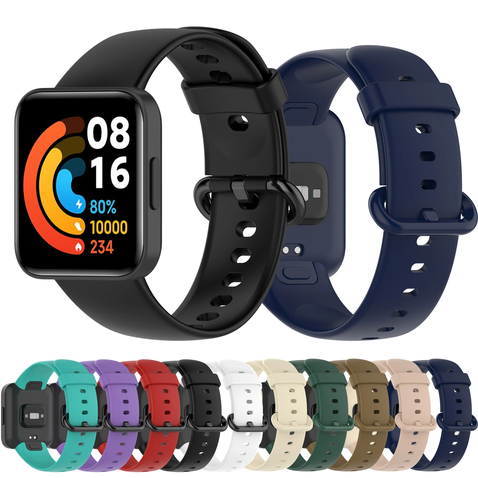 

Silicone Strap For Xiaomi Mi Redmi Watch 2 lite SmartWatch Replacement Sport Bracelet Wristband Bracelet for Redmi Watch 2 Strap