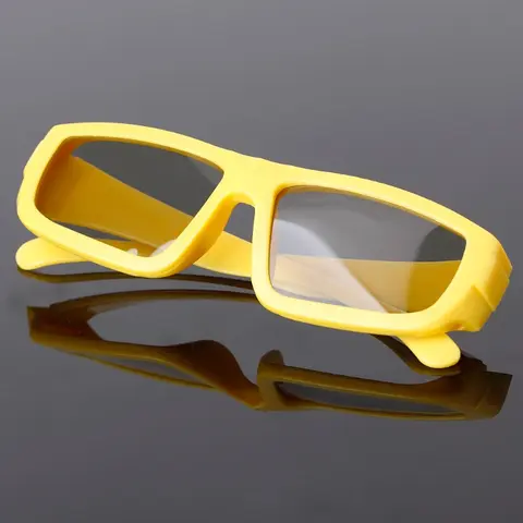 어린이 크기 원형 편광 된 수동 3D 안경 실제 D 3D TV 시네마 영화