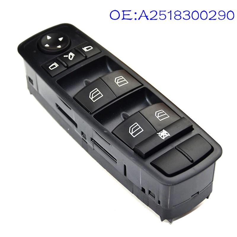 A2518300290 2518300290 A2518200510 New Electric Power Window Control Switch For Mercedes-Benz W164 GL320 GL350 GL450