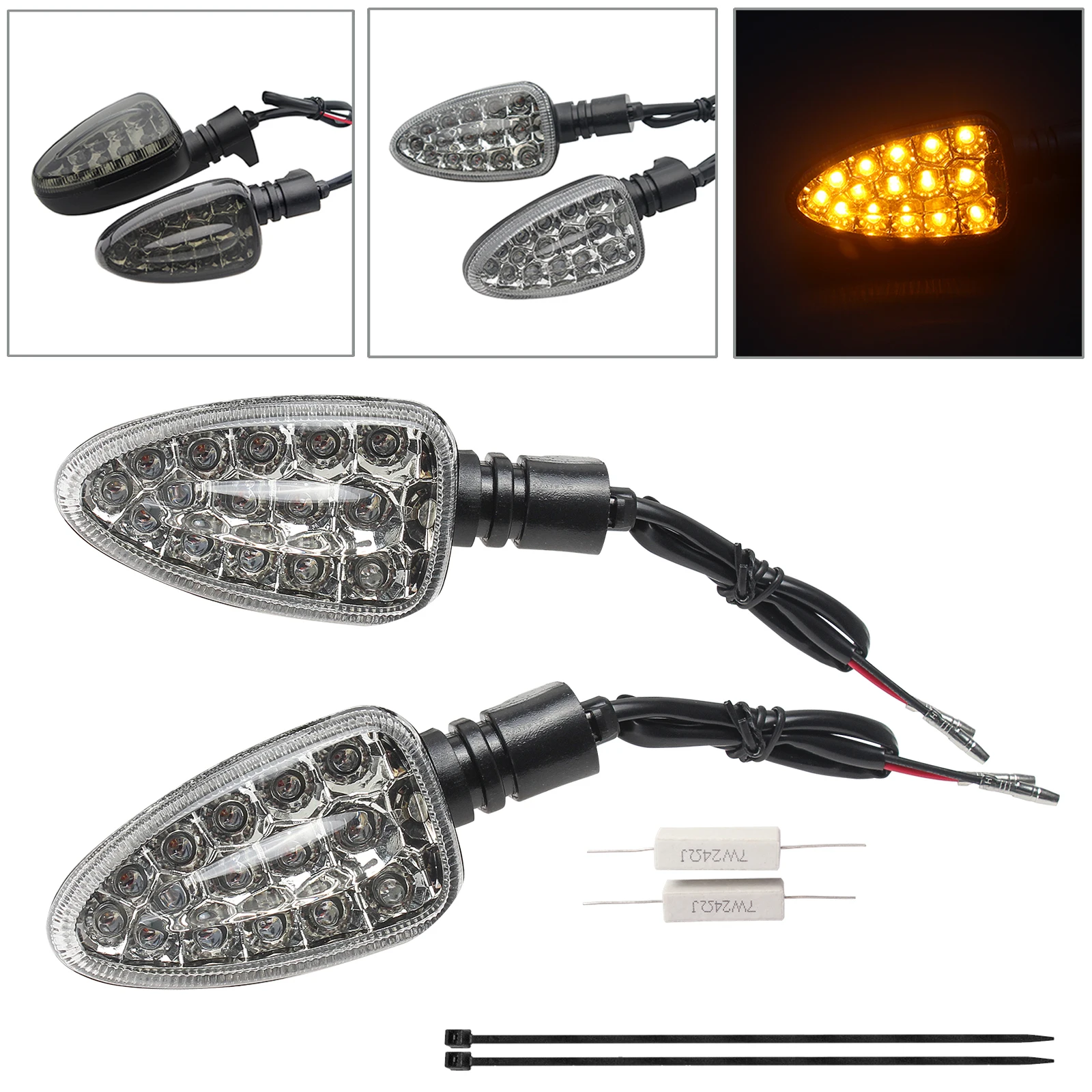Turn Signal Indicator Blinker Lamp For BMW R1150R K1200GT Rockster 03-06 R1150GS 98-04 R850R 2000-2008 Motorcycle Accessories