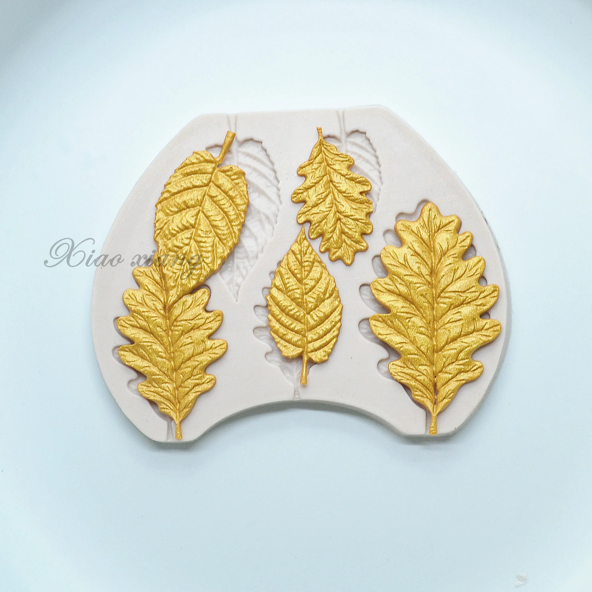 DIY Leaves Silicone Cake Molds For Baking Fondant Tools Leaf Cake Decorating Mold Tools Pastry Kitchen Baking Accessories