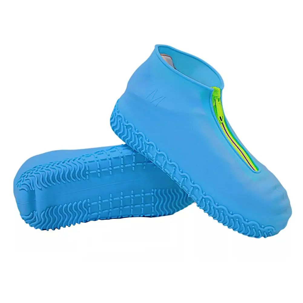 Reusable Silicone Waterproof Shoe Covers Silicone Shoe Covers with Zipper  Silicone Shoe Protectors for Kids Men Women