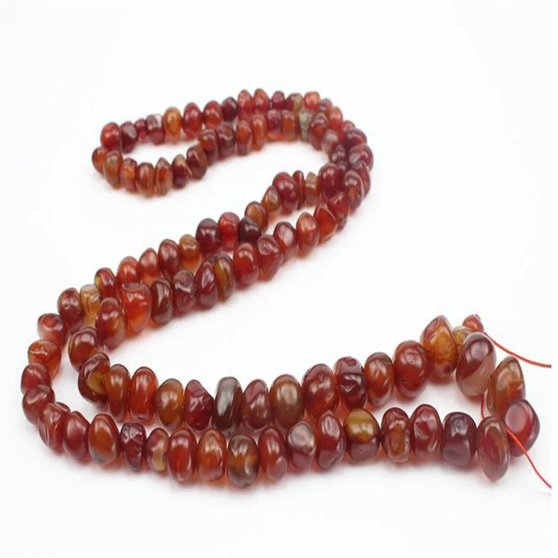 

Hot selling natural hand-carve Red agate chalcedony rough Necklace pendant Two colors fashion Accessories Men Women Luck Gifts