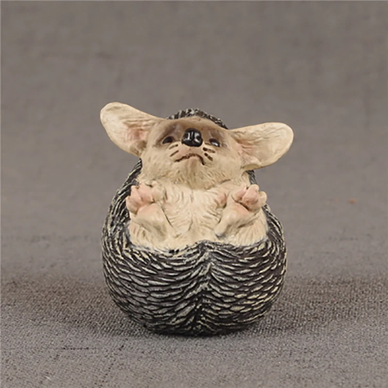 Simulation Model Of Wild Animals Tibetan Fox Marmot Red Panda Pangolin Ornaments The Edge Of The Cup Toys Collection Display