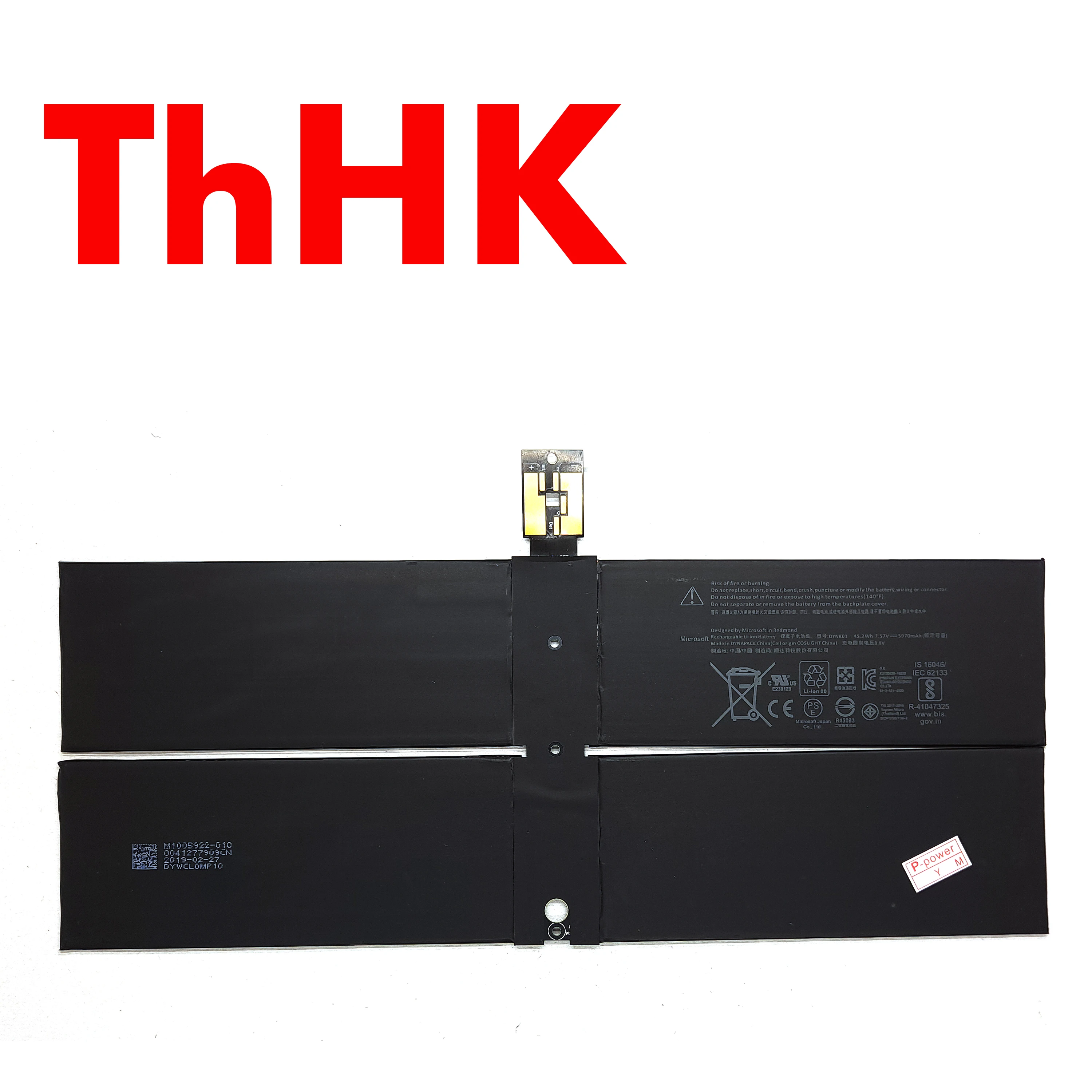 Genuine Original 45.2WH G3HTA036H DYNK01 Laptop Battery For Microsoft Suface Book 1769 Microsoft Suface Book 1782