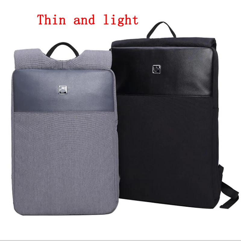 2022 new fashion slim lightweight 14 inch laptop backpack men\'s ultralight high quality business office work backpack waterproof