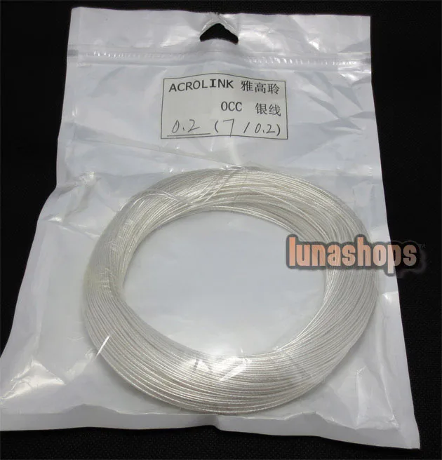 LN003261 95m Acrolink Silver Plated OCC Signal   Wire Cable 7 Pins * 0.2mm For DIY