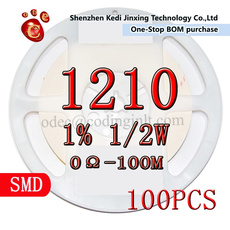 1210 1% 100pcs 0-10MR 0R 1R 1.1R 1.2R 1.3R 1.5R 1.6R 1.8R 2R 2.2R 2.4R 2.7R 3R 3.3R 3.6R 3.9R 4.3R 4.7R 5.1R 5.6R 6.2R 6.8R 3225