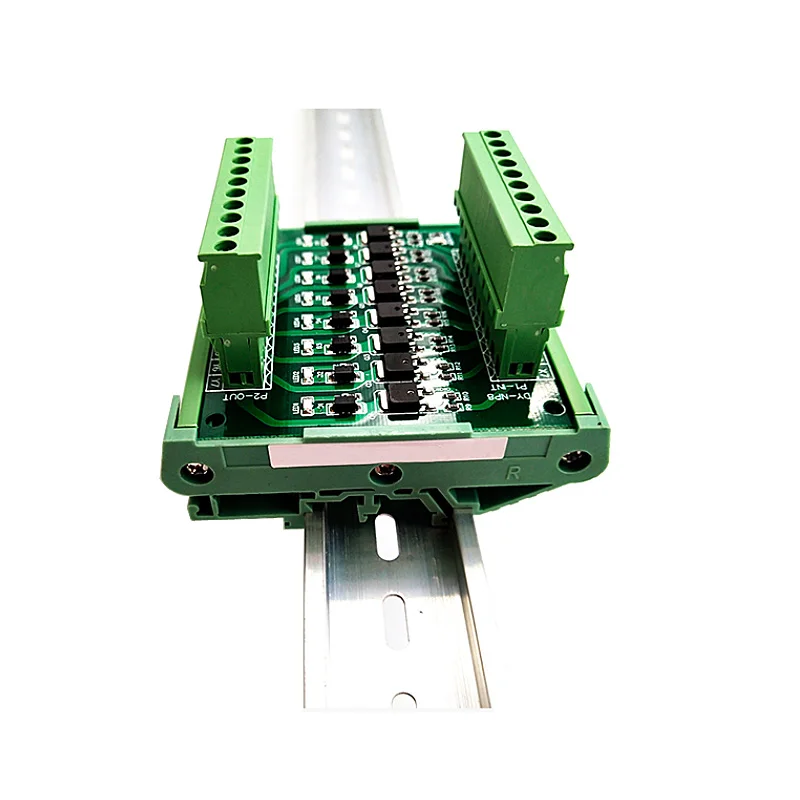 PLC Amplifier Board 4/8//12/16 Channel NPN/PNP Transistor Signal Output SCR Module Din Rail 35mm 5A/24VDC