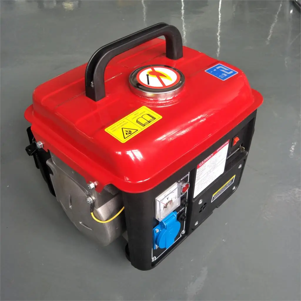 500W Watt 650W Watt 220V Volt Single Phase Two Stroke Small Portable Outdoor Household Gasoline Generator