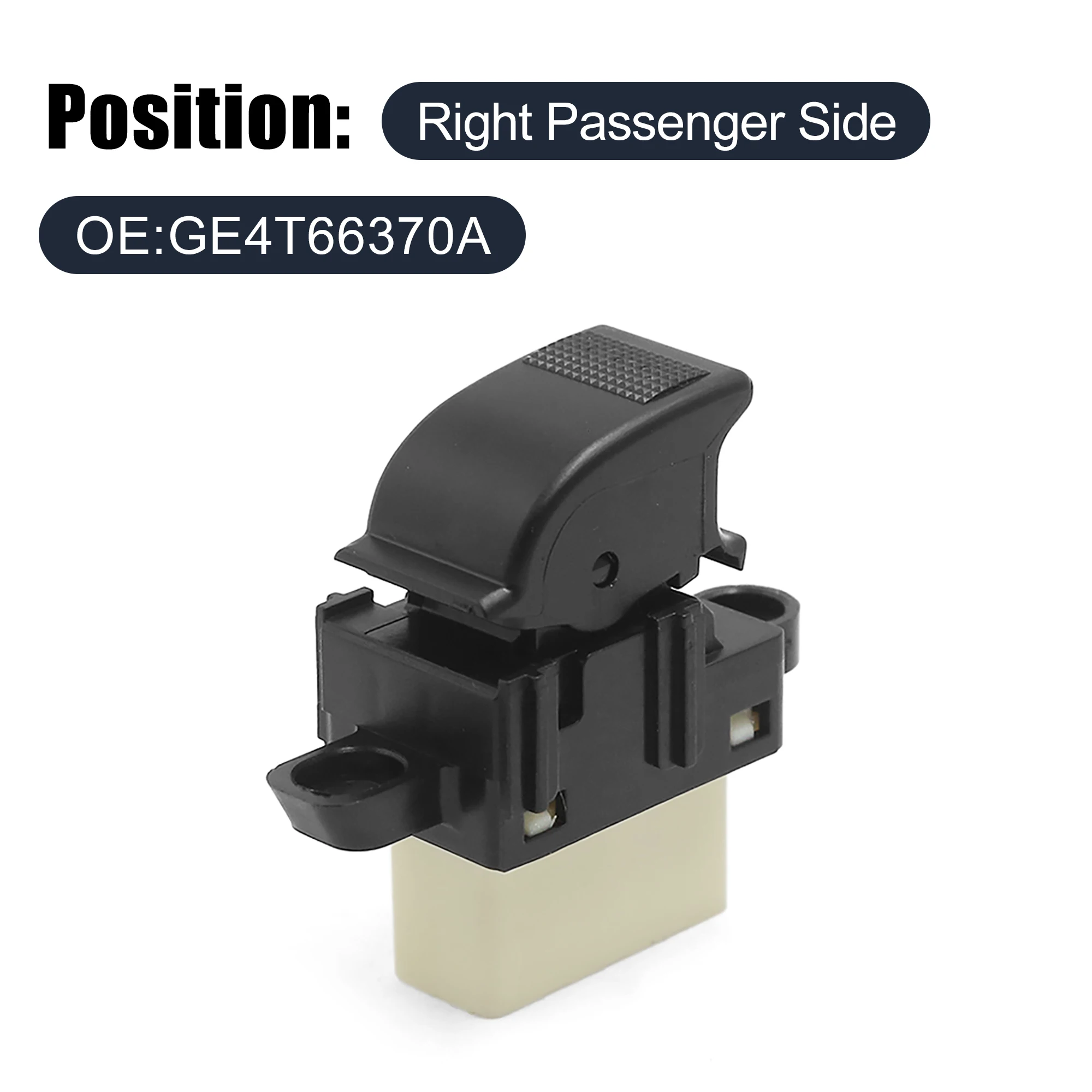 UXCELL Right Passenger Door Window Switch GE4T66370A for 2000-2006 Mazda MPV