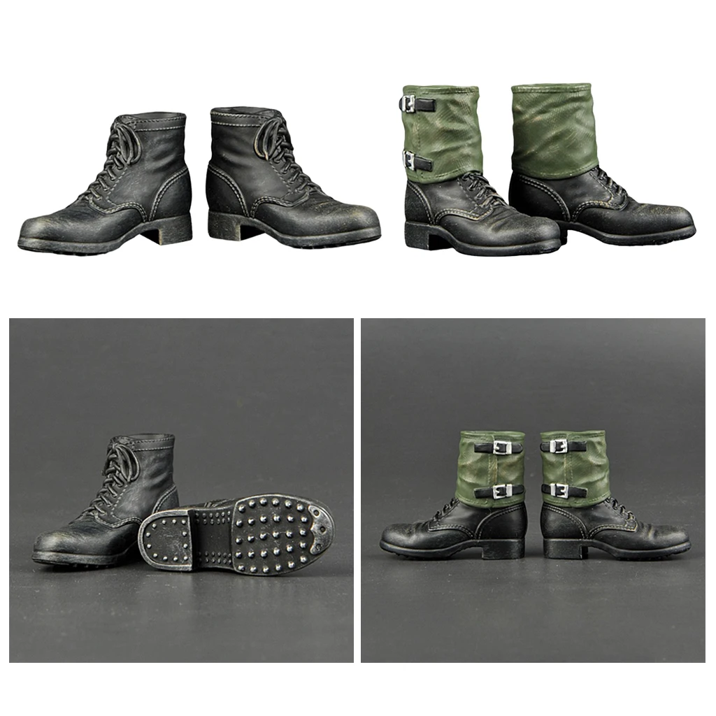 Chaussures skip boot de soldat allemand de la seconde guerre mondiale, figurines d'action, DID DML, dragon de naissance, corps masculin, échelle 1/6, 12 pouces