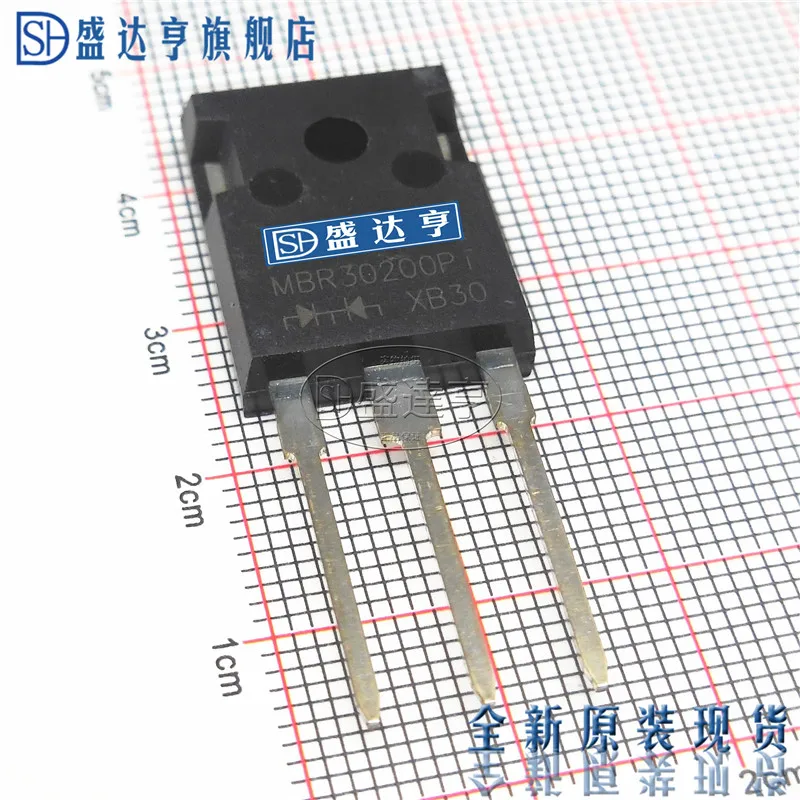 10Pcs/Lot MBR30200PT 30A 200V TO3P  DIP Schottky Barrier Diode/  NEW Original In Stock