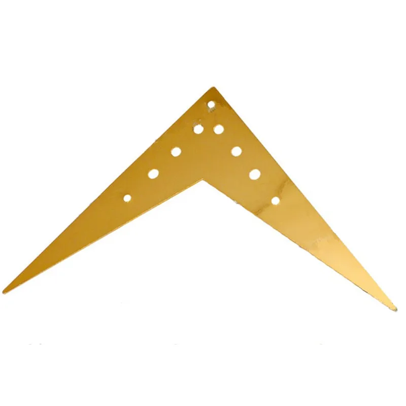 1 Stück V-Stil E-Gitarre Metall brücke Saitenhalter Platte Gitarre Zubehör Teile Chrom Schwarz Gold zur Auswahl – Detail 2