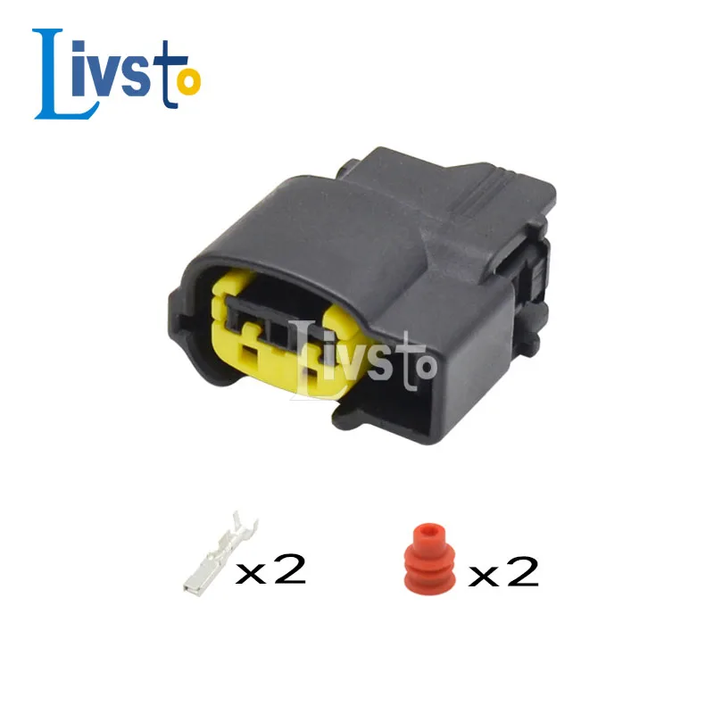 1/5/10/20セット2ピンメスmolex自動車点火コイルプラグホーンソケット防水電線コネクタkiaヒュンダイ49093-0211