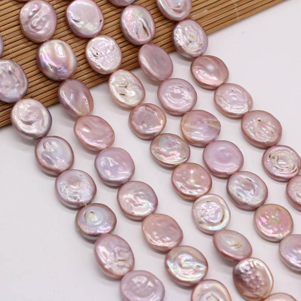 Genuine 100% Pearl Beads Natural Freshwater Baroque Loose Beads Perles for Jewelry Making DIY Crafts Bracelet Necklace Gift 13''