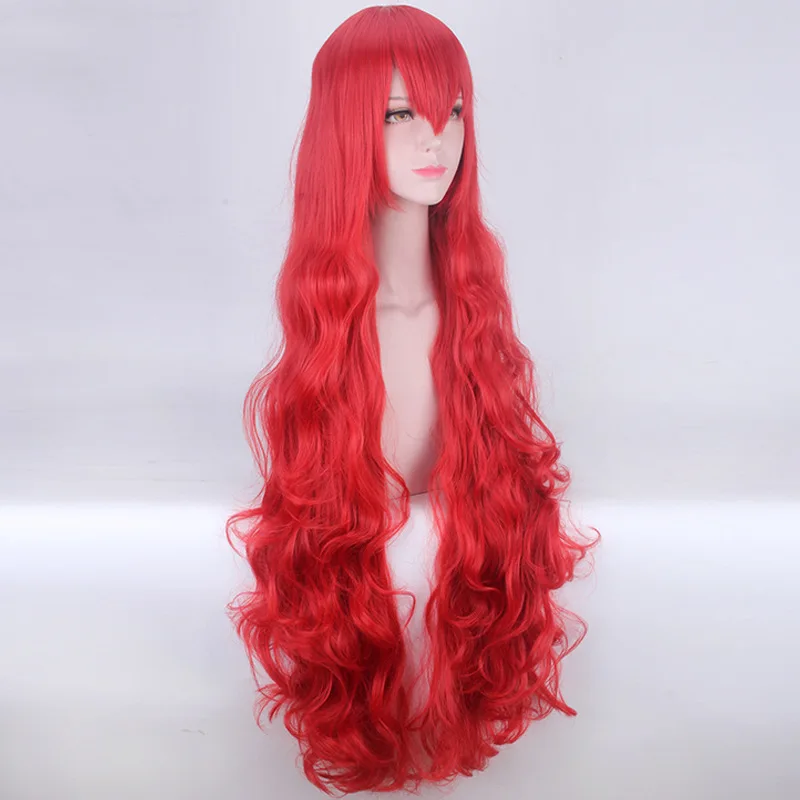 110cm Houseki no Kuni Padparadscha Cosplay Wig anime Land of the Lustrous long red Synthetic Wigs Heat Resistant fiber fake hair